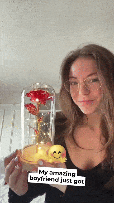 Enchanted Sparkly Rose